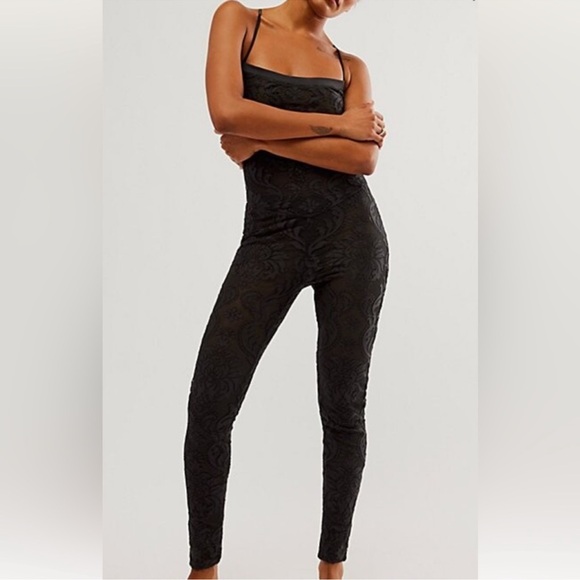 Free People Pants - Free People Intimately Midnight In Paris Catsuit
